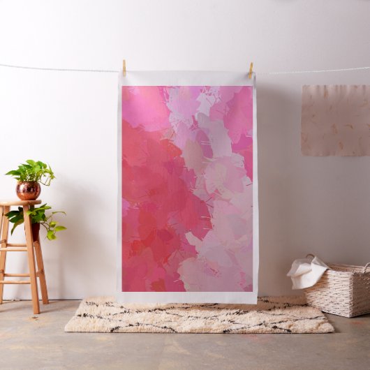 roze botervliegen stof (Voorbeeld)