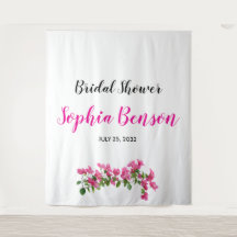 Roze Bougainvillea Bloemrijke Bruids Achtergrond