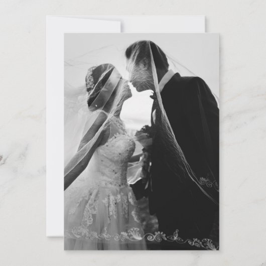 Roze bougainvillea bruiloft gelofte verlenging 1 j kaart (Achterkant)