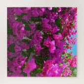 Roze Bougainvillea Flowers, Jigzaag Puzzle Legpuzzel (Horizontaal)