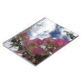 Roze bougainvillea notitieboek (Linkerzijde)