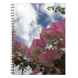 Roze bougainvillea notitieboek