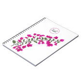 Roze Bougainvillea Persoonlijk Foto Notitieboek (Linkerzijde)