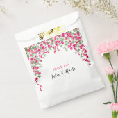Roze Bougainvillea Tropisch Bos Trouwdouche Bedankzakje (Gezegeld)
