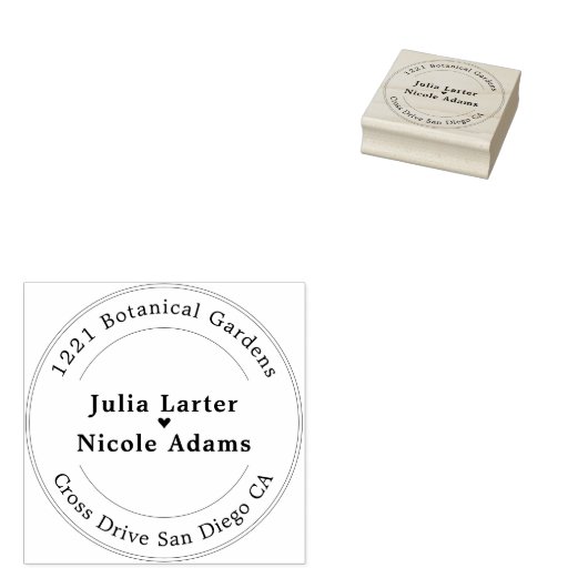 Roze Bougainvillea Tropisch Bos Trouwdouche Rubberstempel (Gestempeld)