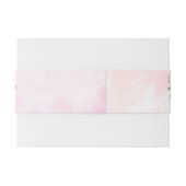 Roze Bougainvillea Tropisch Bos Trouwdouche Uitnodigingen Wikkel (Achterkant Voorbeeld)