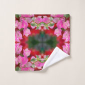 Roze Bougainvillebloem Bad Handdoek (Wasdoekje)