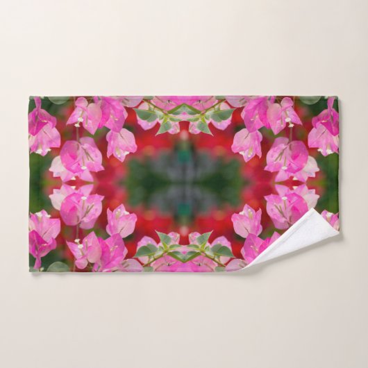Roze Bougainvillebloem  Bad Handdoek (Handdoek)