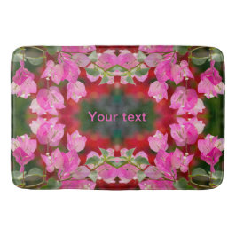 Roze Bougainvillebloem Badmat