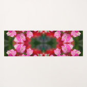 Roze Bougainvillebloem  Yogamat (Achterkant (horizontaal))