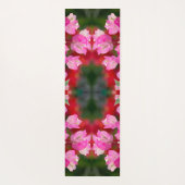 Roze Bougainvillebloem  Yogamat (Achterkant)