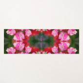 Roze Bougainvillebloem  Yogamat (Voorkant (horizontaal))