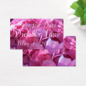 roze bounty, Save the Date Visitekaartje (Bureau)
