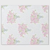  Roze Bouquet Cadeaupapier (Vlak)