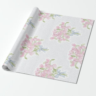  Roze Bouquet Cadeaupapier