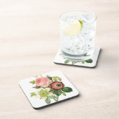 Roze  Bouquet Drankjes Onderzetter (Rechterzijde)