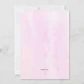 Roze Bouquet Engagement Party Kaart (Achterkant)