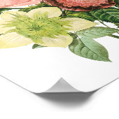 Roze  Bouquet Poster (Hoek)