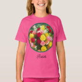 Roze Bouquet schilderen - Kute Original Flower Art T-shirt (Voorkant)