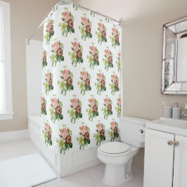 Roze Bouquet Shower Curtain Douchegordijn