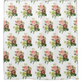 Roze  Bouquet Shower Curtain Douchegordijn (Voorkant)