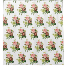 Roze  Bouquet Shower Curtain Douchegordijn