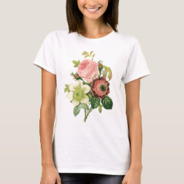 Roze  Bouquet T-shirt