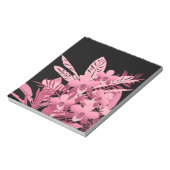 Roze bouquet tropisch notitieblok (Linkerzijde)