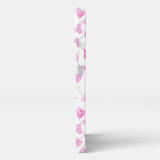 Roze Bourgenvilla iPhone Hoesje (Linkerkant)