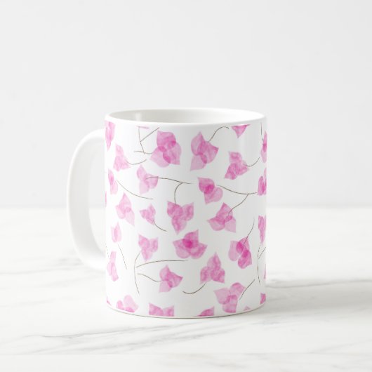 Roze Bourgenvilla Mok (Voorkant links)