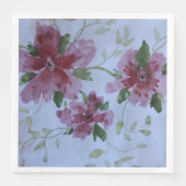 Roze Bourgogne en blauw Servet (Voorkant)