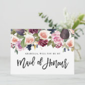 Roze, Bourgogne en vijgenbloemmeisje (Staand voorkant)