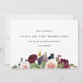 Roze, Bourgogne en vijgenbloemmeisje (Achterkant)