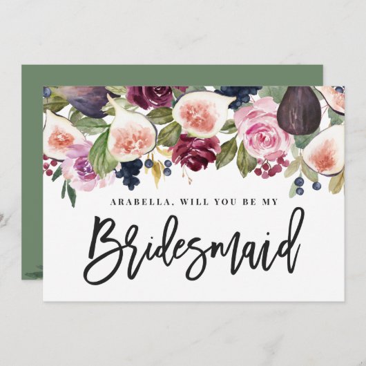 Roze, Bourgogne en vijgengridster (Voorkant / Achterkant)