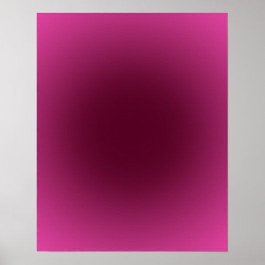 Roze Bourgondië Aura Gradiënt 16x20 Poster (Voorkant)