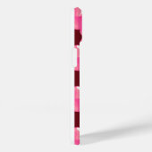 Roze Bourgondische Valentijnsdag cadeau Case-Mate iPhone Case (Achterkant / Rechts)