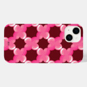 Roze Bourgondische Valentijnsdag cadeau Case-Mate iPhone Case (Achterkant (horizontaal))