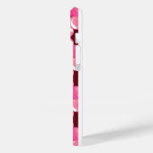 Roze Bourgondische Valentijnsdag cadeau Case-Mate iPhone Case (Achterkant / Links)