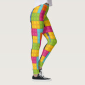 roze bouwstenen leggings (Rechts)