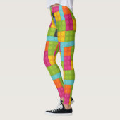 roze bouwstenen leggings (Links)