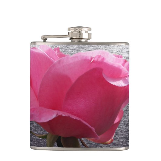 roze boven grijs heupfles (Voorkant)