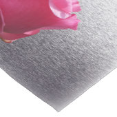 roze boven grijs korte tafelloper (Hoek)