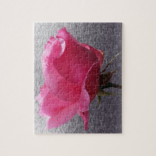 roze boven grijs legpuzzel (Verticaal)