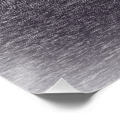 roze boven grijs perfect poster (Hoek)