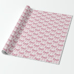 Roze Bow Baby of Vrijgezellenfeest, Verjaardagsfee Cadeaupapier<br><div class="desc">Verhoog je verjaardag met deze Coquette Blue Bow Party Decor! Dit tijdloze ontwerp voegt een vleugje elegantie en charme toe aan elk evenement, met een prachtig gemaakte boog versierd met delicate blauwe tinten. Dit collectie zal zeker indruk maken op uw gasten en creëer blijvende herinneringen en ideaal zijn om wat...</div>