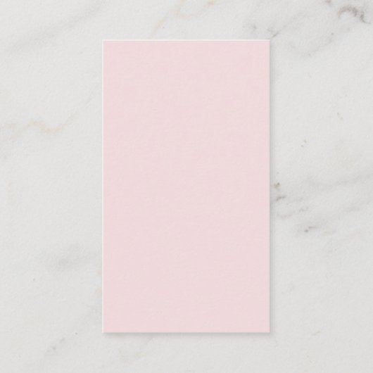 Roze Bow Baby shower Luier Raffle Enclosure Kaart (Achterkant)