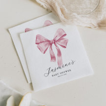 Roze Bow Baby shower