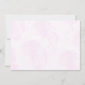 Roze Bow Balloons Meisje Verjaardag Dank u kaart (Achterkant)