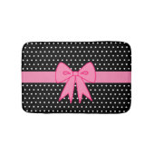 Roze Bow Bath Mat Rug (Voorkant)