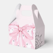 Roze Bow Boo Halloween Baby shower Favoriet Box Bedankdoosjes (Achterkant)